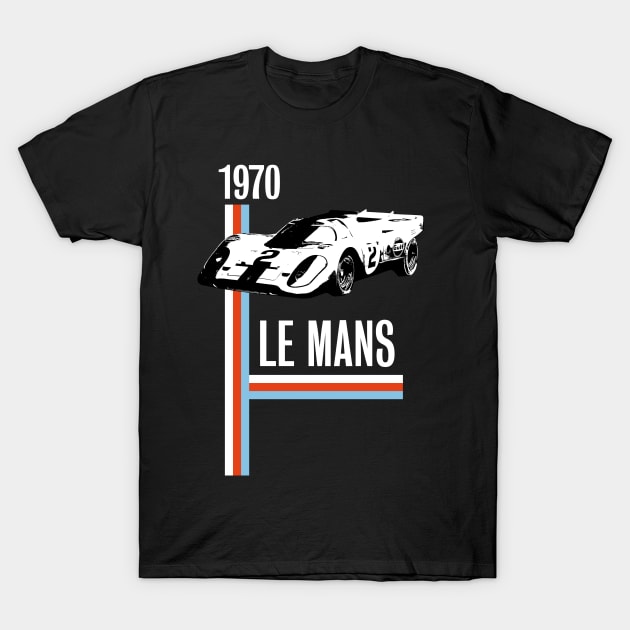 Porsche 917 1970 Le Mans T-Shirt by collecteddesigns
